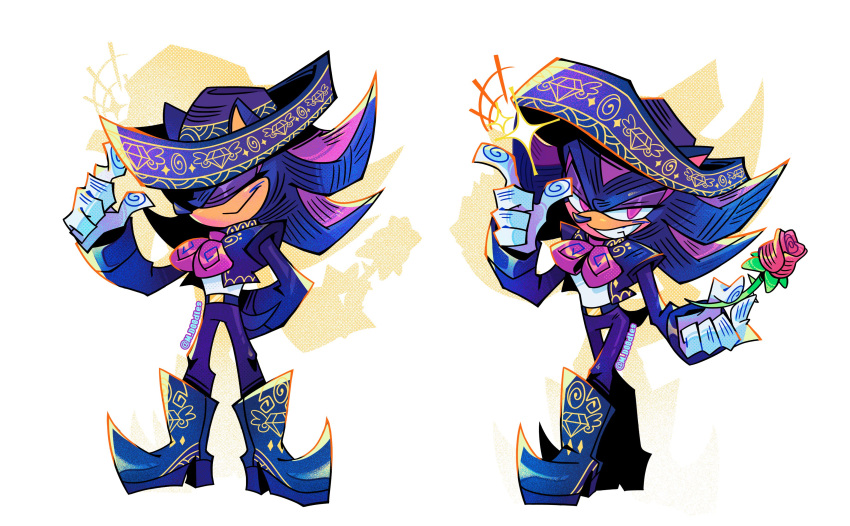 1boy, absurdres, alternate_costume, animal_ears, artist_name, belt, boots, closed_eyes