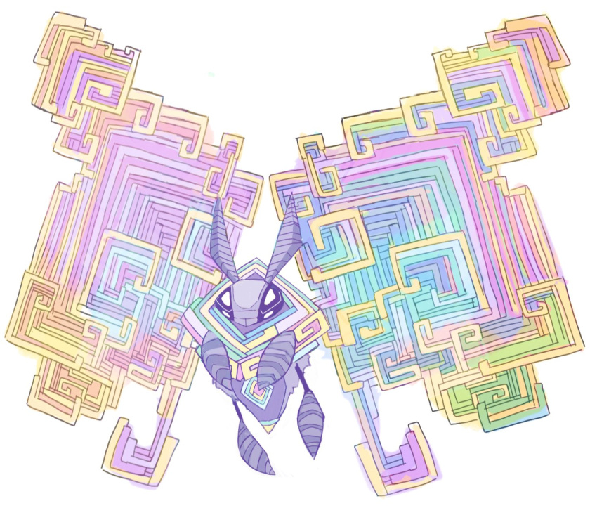 animal_focus, bismuth, bug, commentary, crystal_wings, english_commentary, fakemon, flying