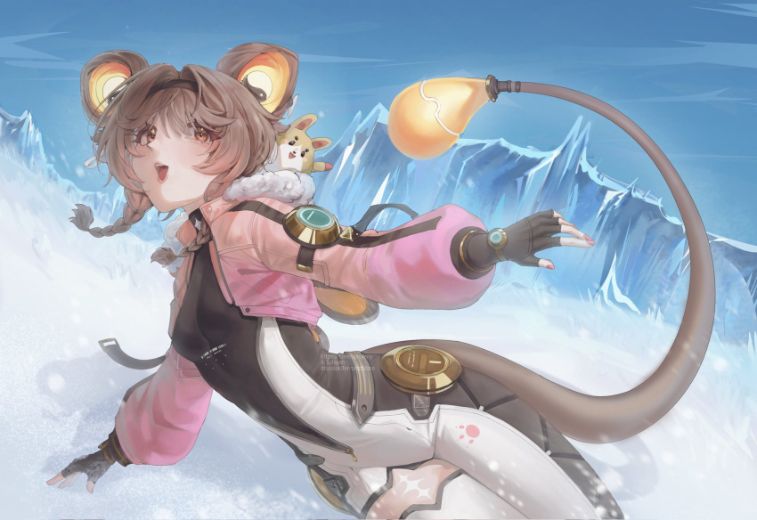 1girl, animal_ears, black_bodysuit, blush, bodysuit, bracelet, breasts, brown_eyes