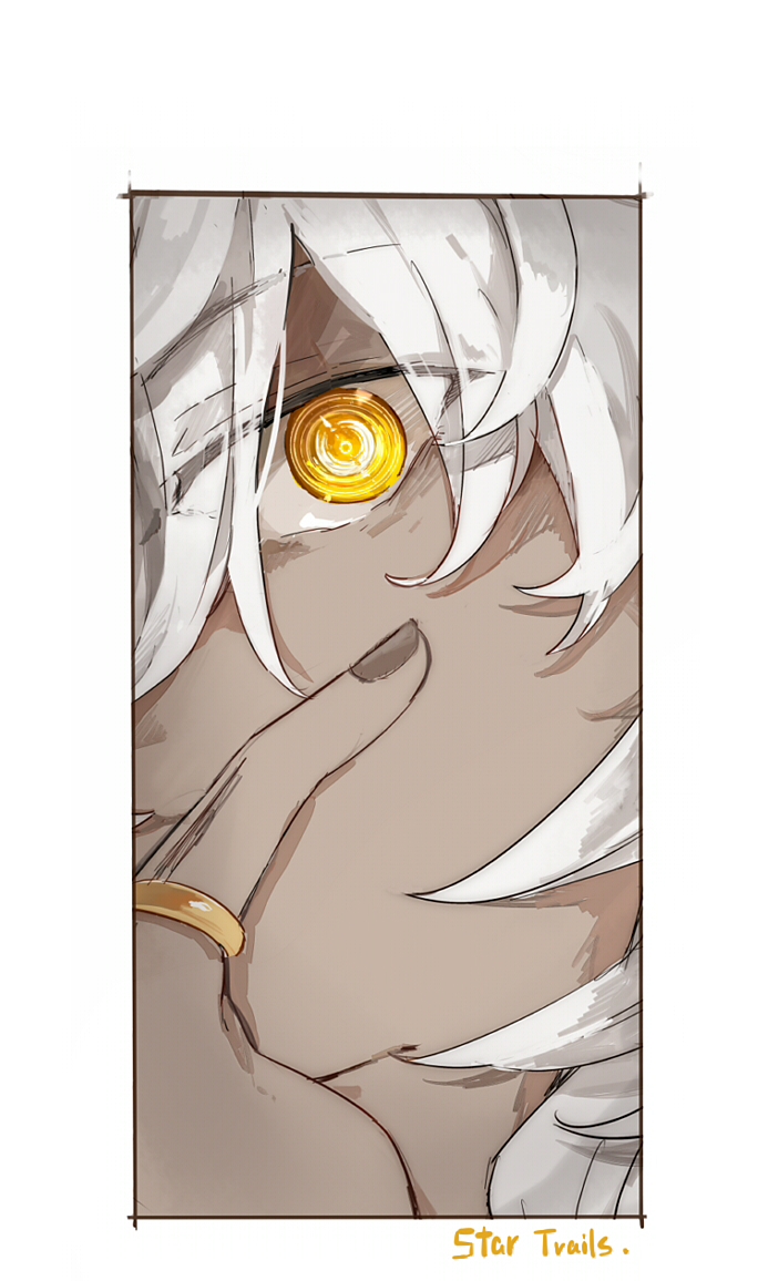 1boy, border, brown_nails, close-up, closed_mouth, dark-skinned_male, dark_skin, english_text