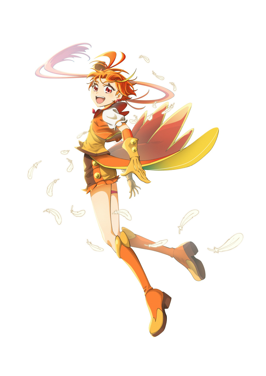 1boy, absurdres, black_hat, boots, coattails, commentary, cure_wing, doraemon12012