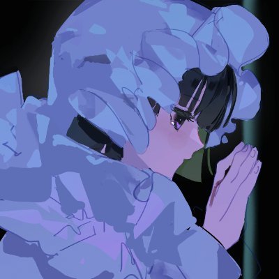 1girl, 356migoro, aged_down, alien_stage, bad_source, black_hair, bonnet, collar