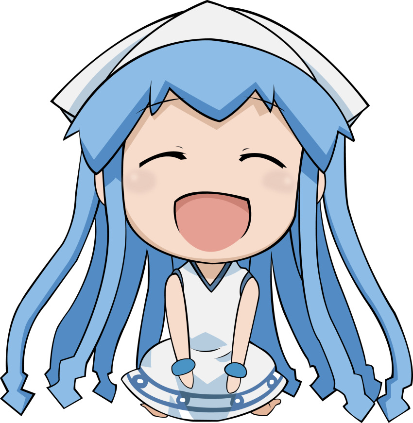 :d, ^_^, blue_hair, chanceandluck, chibi, closed_eyes, eyes_closed, highres