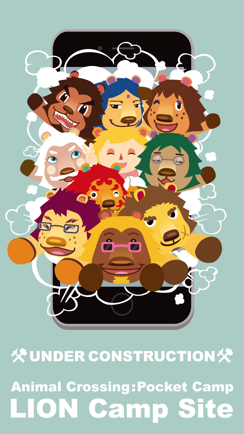 6+boys, amapansan, animal_crossing, animal_ears, artist_self-insert, aziz_(animal_crossing), bindi, bud_(animal_crossing)