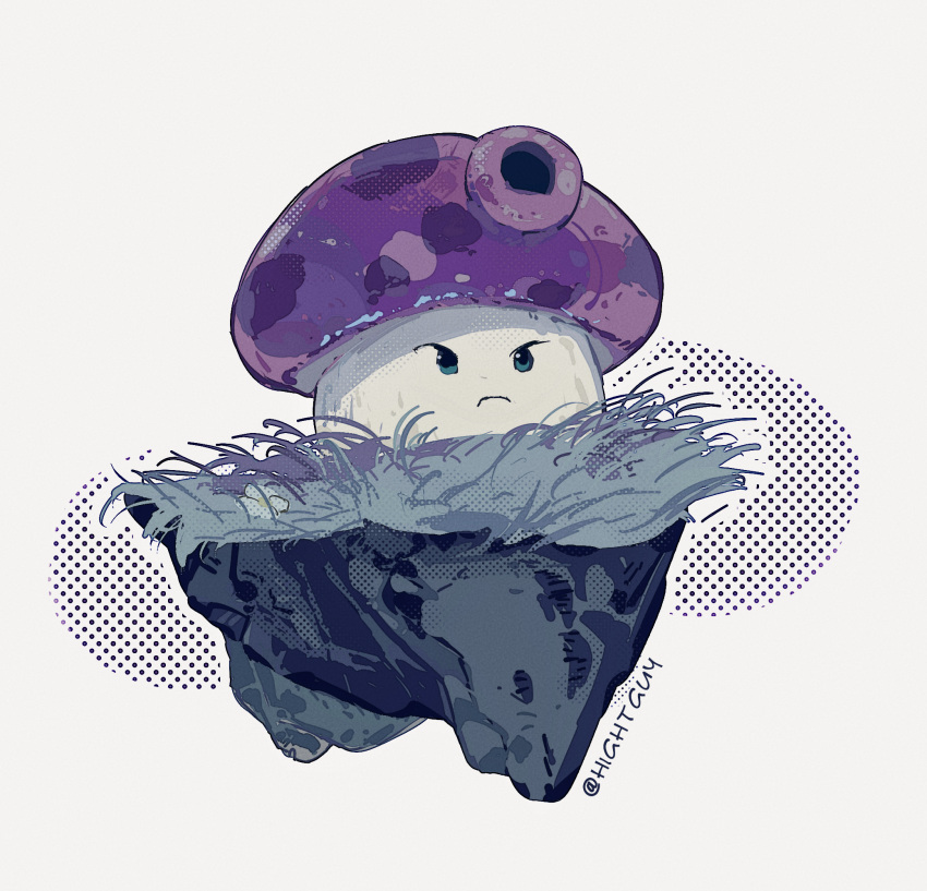 fume-shroom_(plants_vs_zombies), grass, highres, hightguy, no_humans, plant, plants_vs_zombies, soil