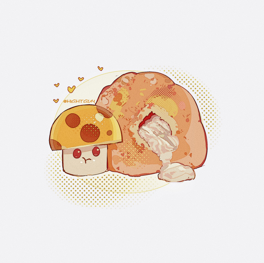 cream_puff, food, highres, hightguy, no_humans, plant, plants_vs_zombies, sun-shroom_(plants_vs_zombies)