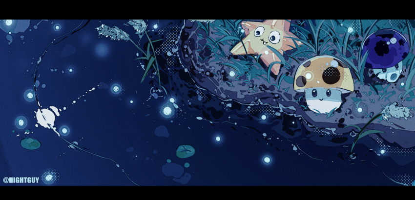 fireflies, highres, hightguy, letterboxed, mushroom, no_humans, plant, plants_vs_zombies