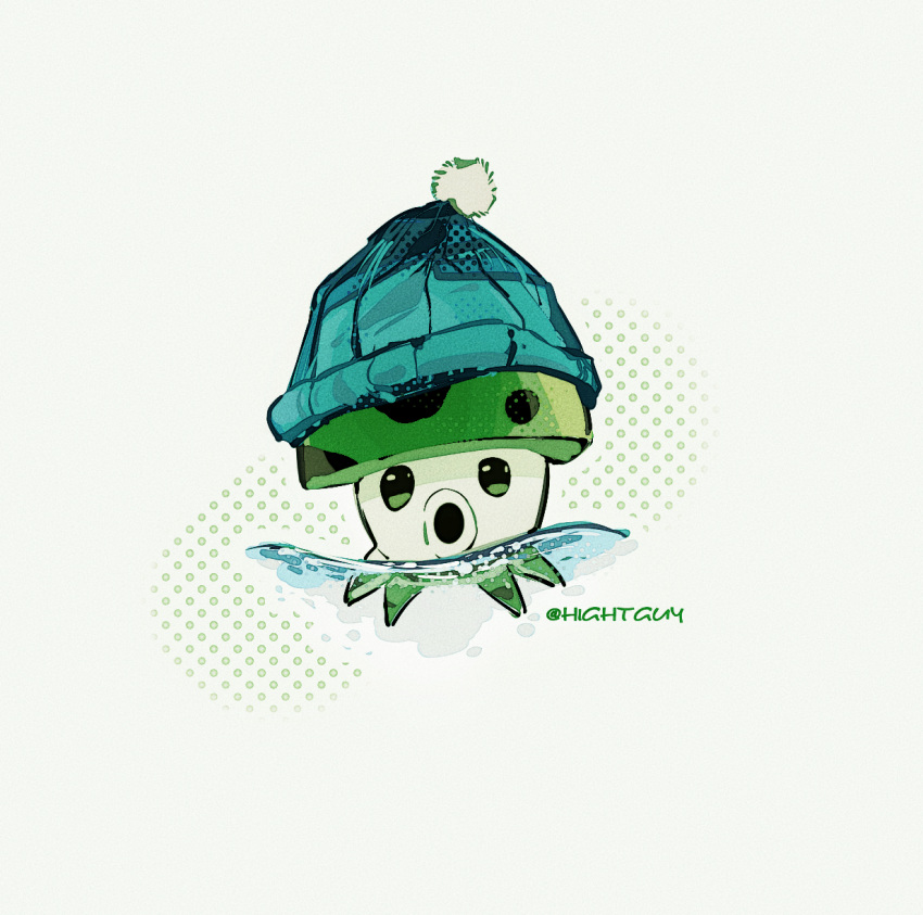 hat, highres, hightguy, no_humans, plant, plants_vs_zombies, sea-shroom_(plants_vs_zombies), water