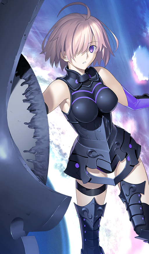 1girl, ahoge, armor, armored_legwear, armored_leotard, bare_shoulders, black_armor, black_gloves