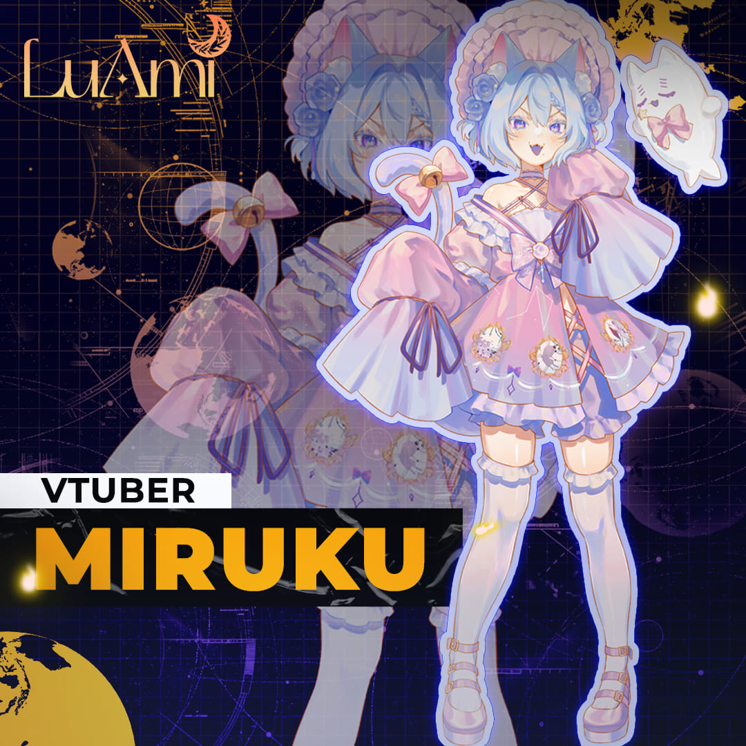 animal_ears, blue_flower, blue_hair, blue_rose, bonnet, bow, bowtie, cat_ears