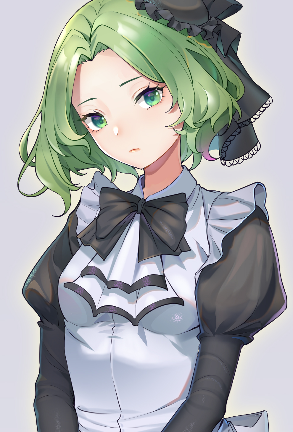 eve_(masterwork_apocalypse), eve_(path_to_nowhere), green_hair, highres, kongbai, maid