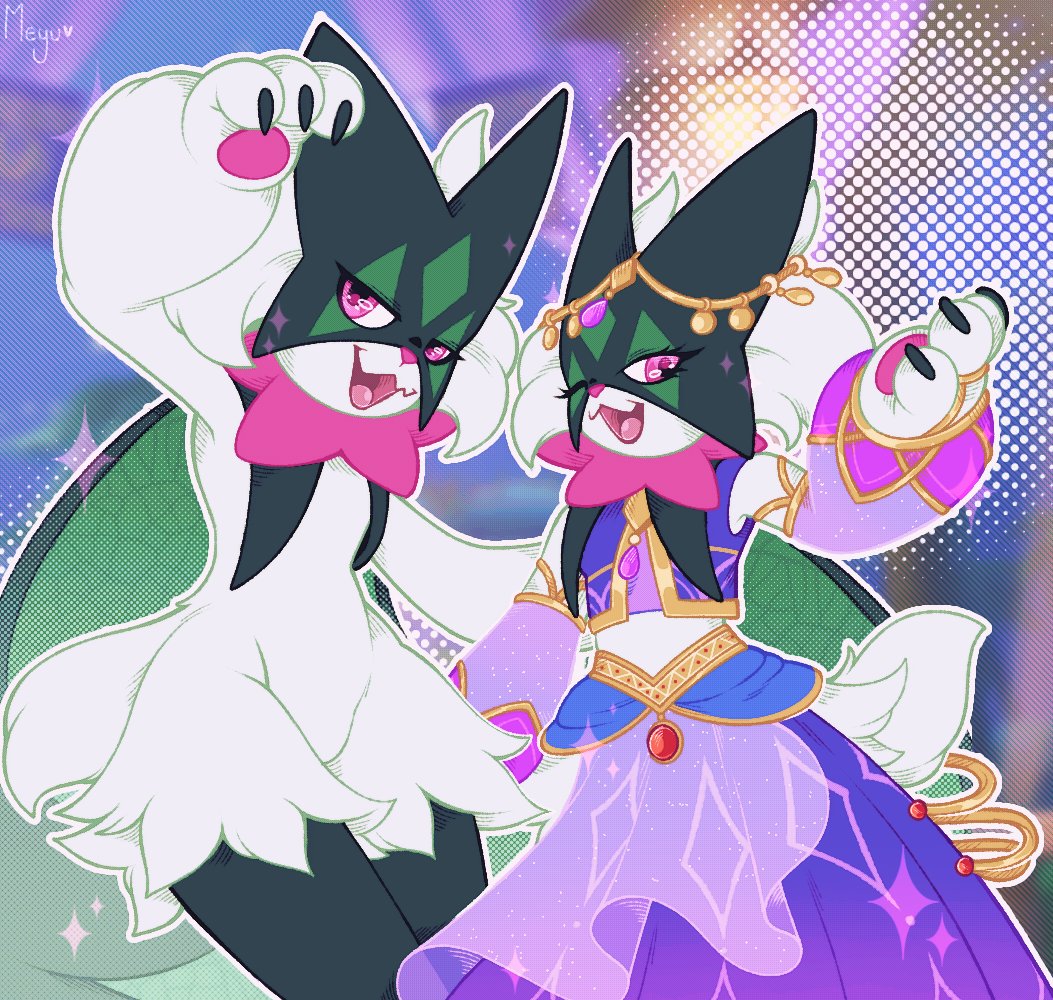melscarada, meowscarada, meowscarada_(dancer), meowscarada_dancer, meyu_meowscarada, pokemon_unite