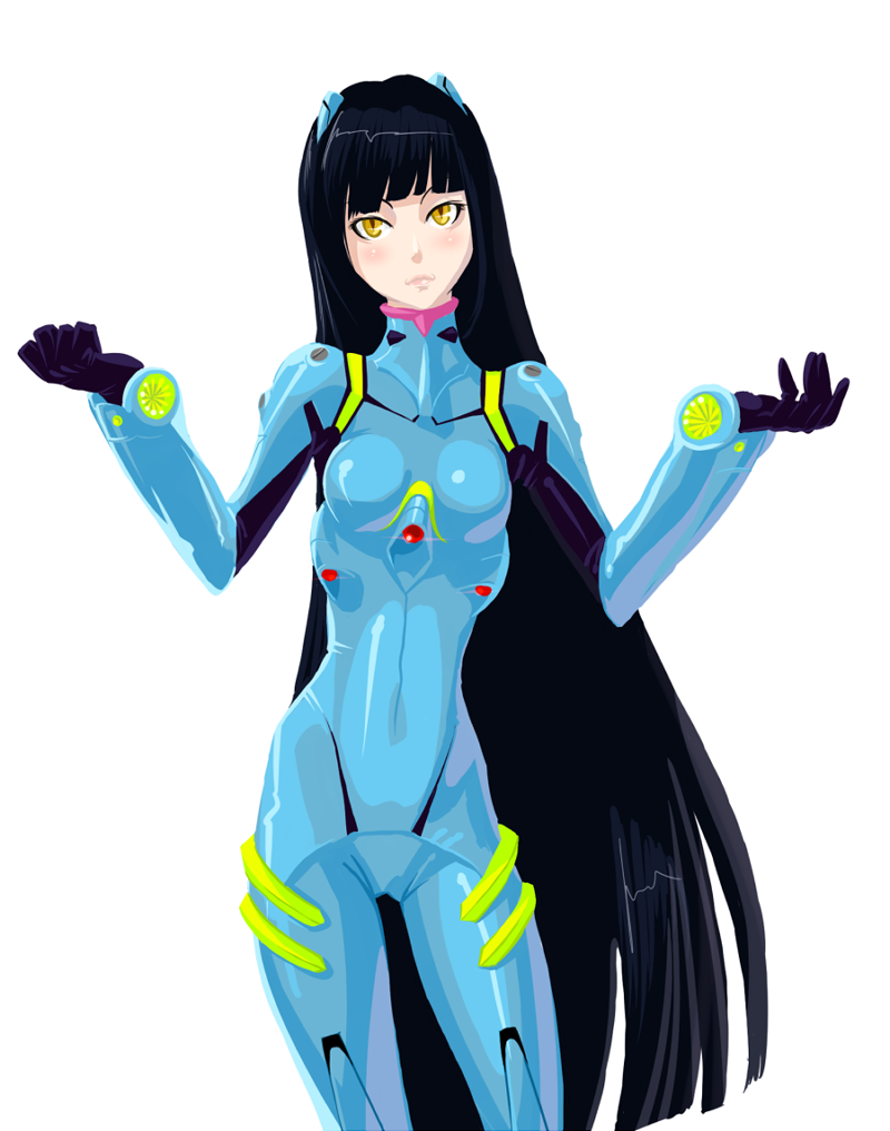 cosplay, houkago_play, latex, long_hair, neon_genesis_evangelion, plugsuit, plugsuit(cosplay), plugsuit_(cosplay)