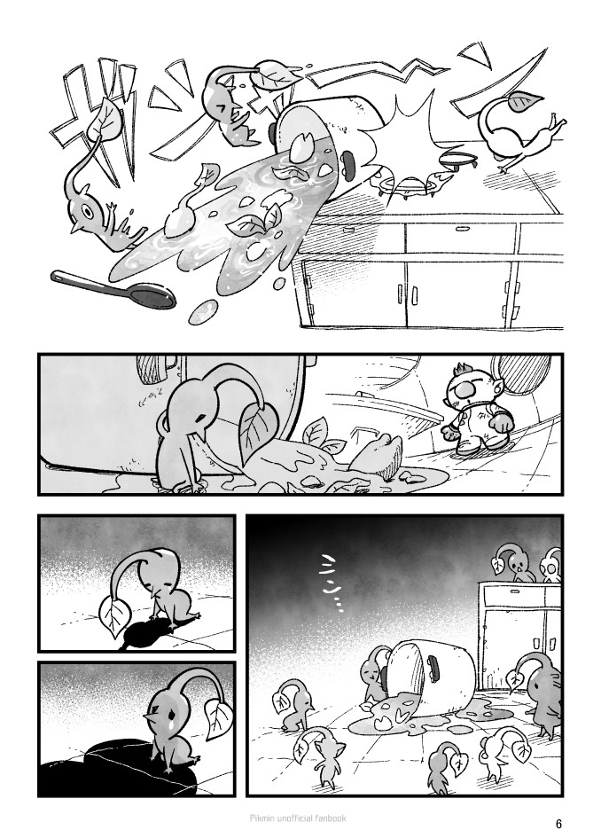 >_<, 1boy, ^^^, all_fours, asaikaina, big_nose, blue_pikmin, carrot