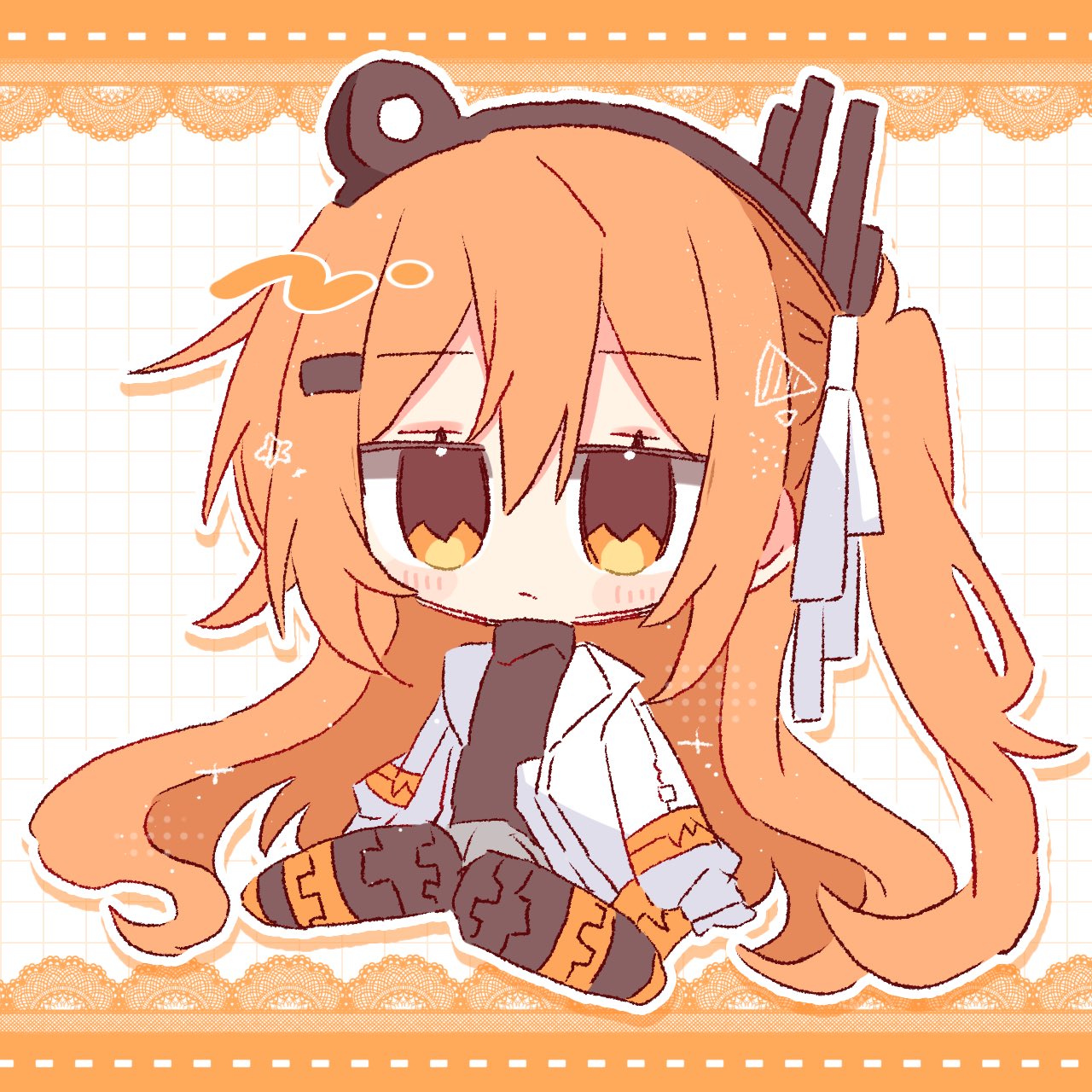 1girl, a.i._voice, adachi_rei, alternate_hair_length, alternate_hairstyle, black_pantyhose, black_shirt, chibi