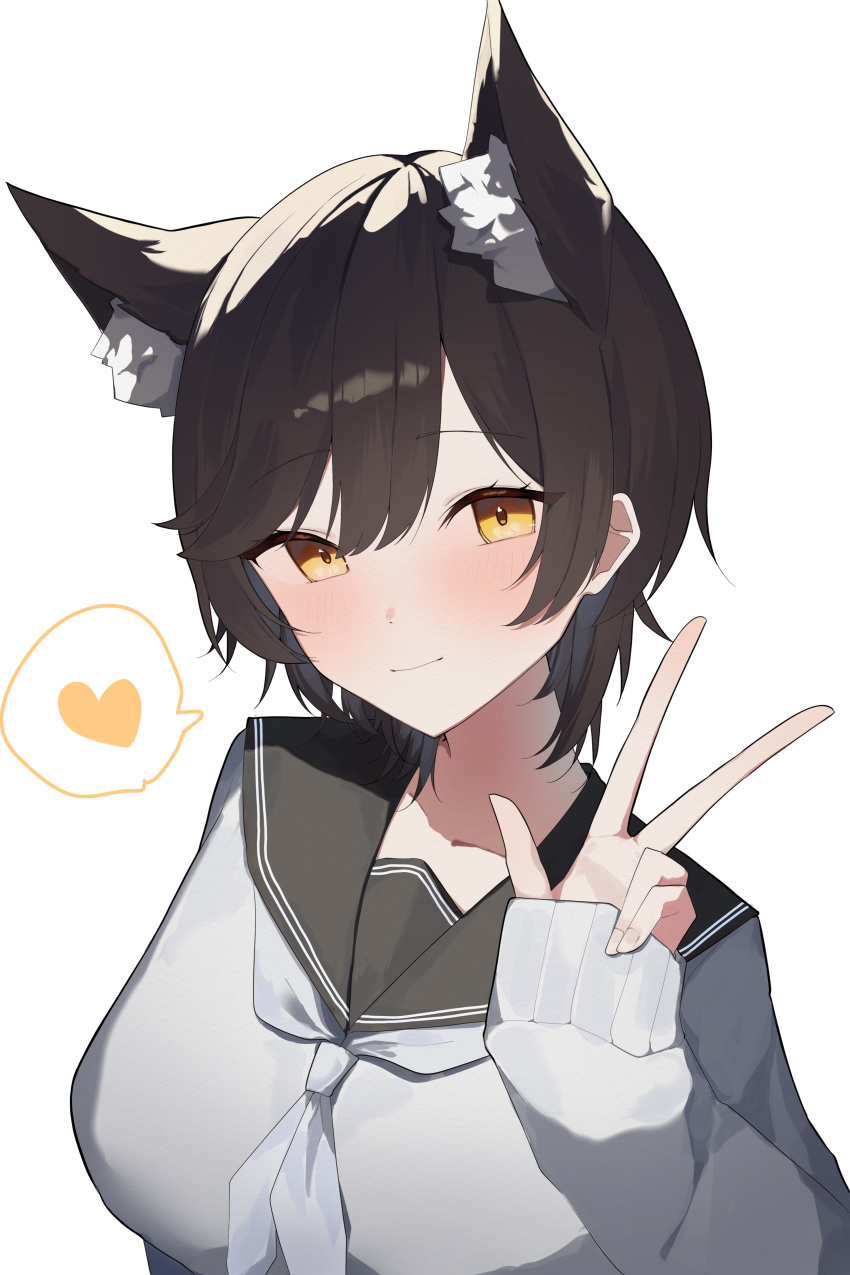 absurdres, alternate_hair_length, alternate_hairstyle, animal_ear_fluff, animal_ears, atago_(azur_lane), atago_(school_traumerei)_(azur_lane), azur_lane