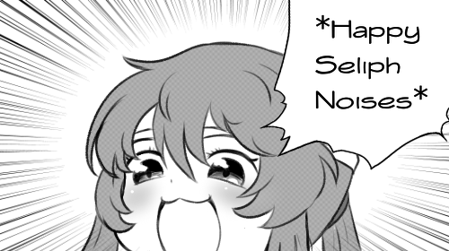 1boy, :3, :d, angry_dog_noises_(meme), blush, close-up, emphasis_lines, english_text, fire_emblem, fire_emblem:_genealogy_of_the_holy_war, hair_between_eyes, hair_tie, headband, long_hair, lowres, male_focus, meme, monochrome, nyawn5, ponytail, seliph_(fire_emblem), smile, solo, speech_bubble, white_background, wide-eyed