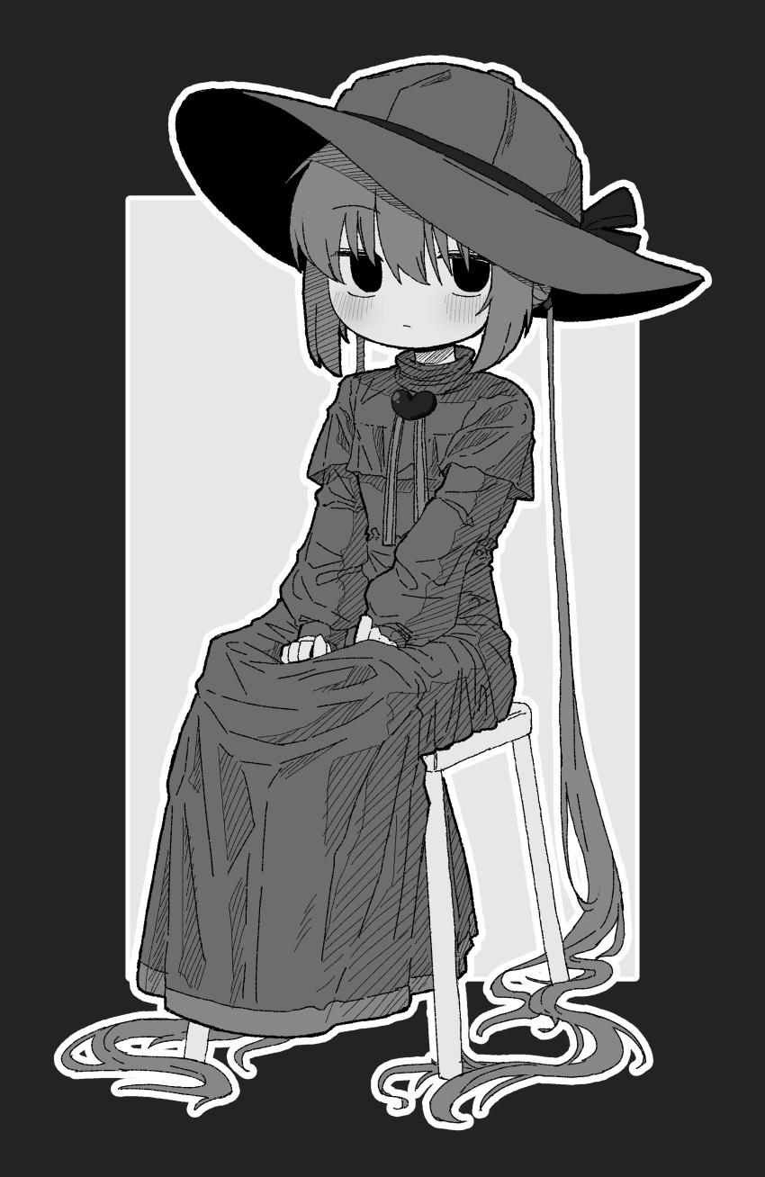 1girl, absurdly_long_hair, absurdres, alternate_costume, brooch, capelet, closed_mouth, commentary_request
