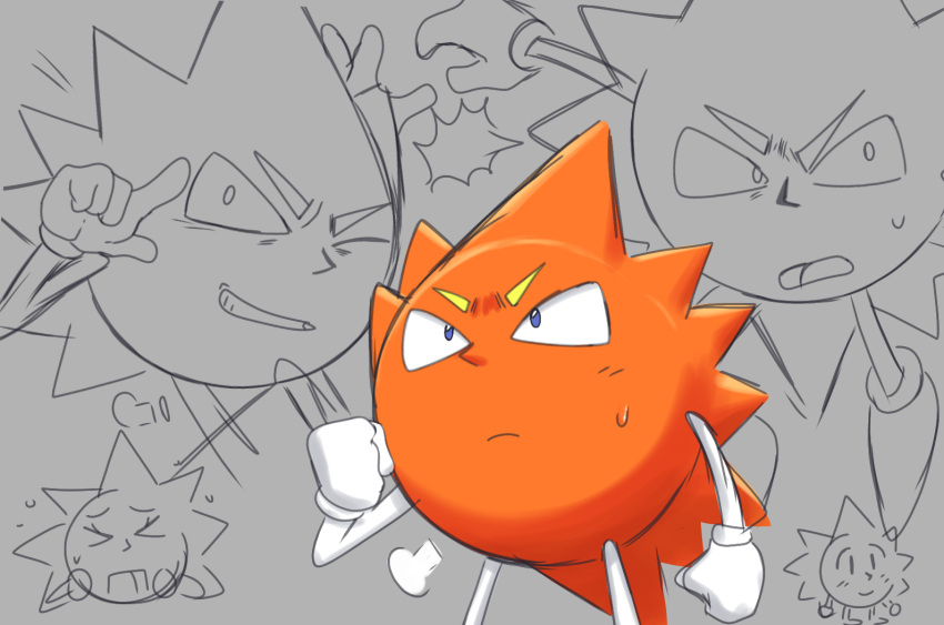 1boy, bobobo-bo_bo-bobo, don_patch, doodle, funnymanoopsy, grey_background, non_human