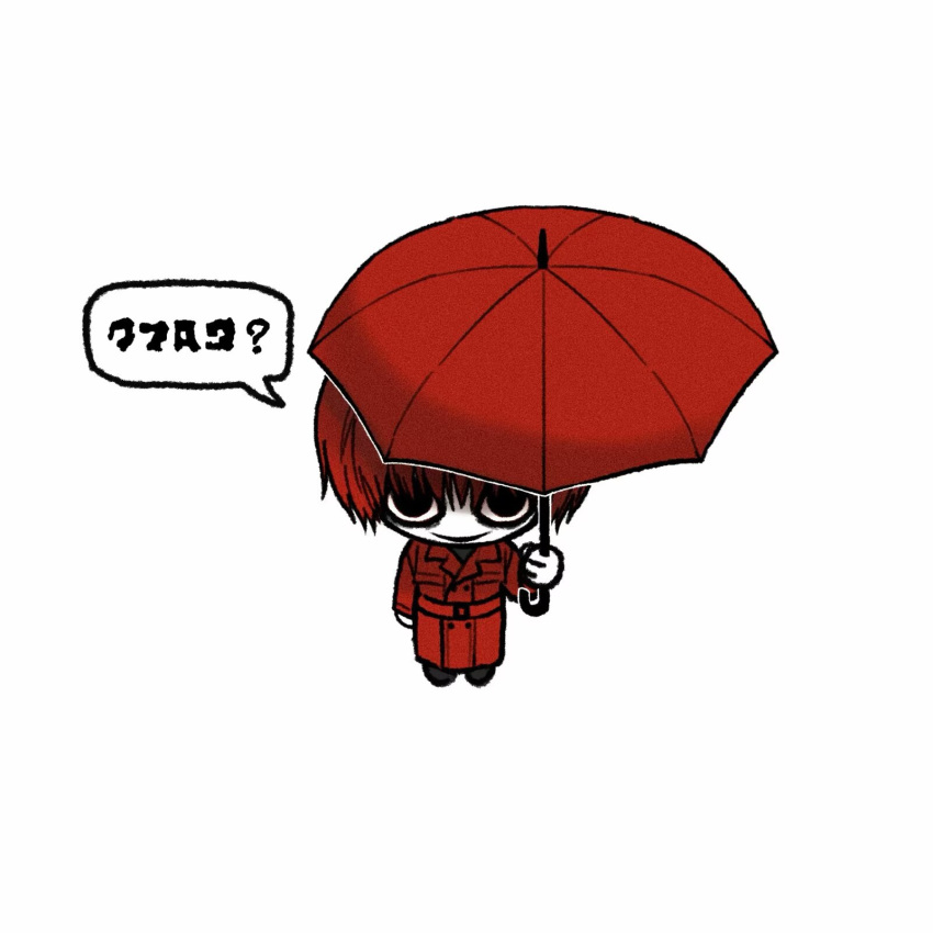 1boy, aaa_(9543479338), black_eyes, chibi, chinese_commentary, coat, commentary_request, full_body