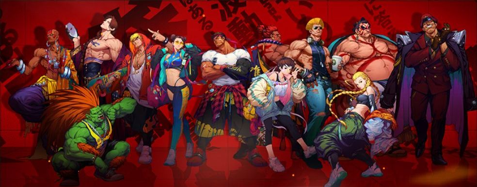 akuma_(street_fighter), beads, blanka, braid, cammy_white, chun-li, coffee, commentary