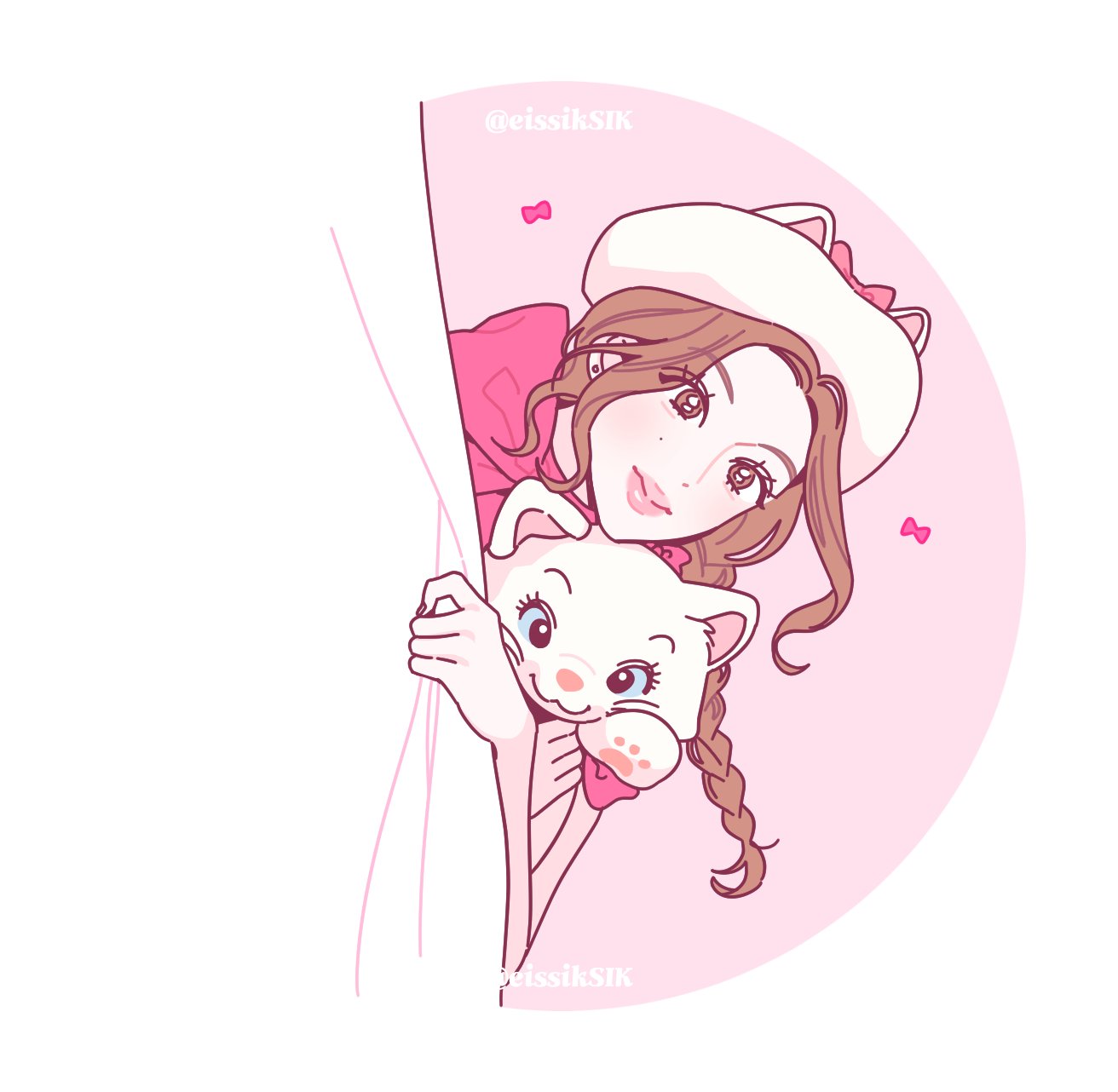 1girl, animification, belle_(kiss_of_life), beret, bow, commentary, curtains, disney