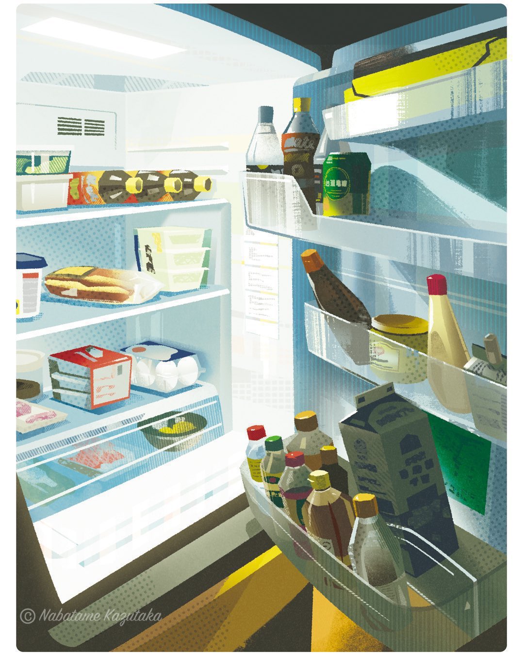 artist_name, border, bottle, can, carton, drink_can, egg, egg_carton
