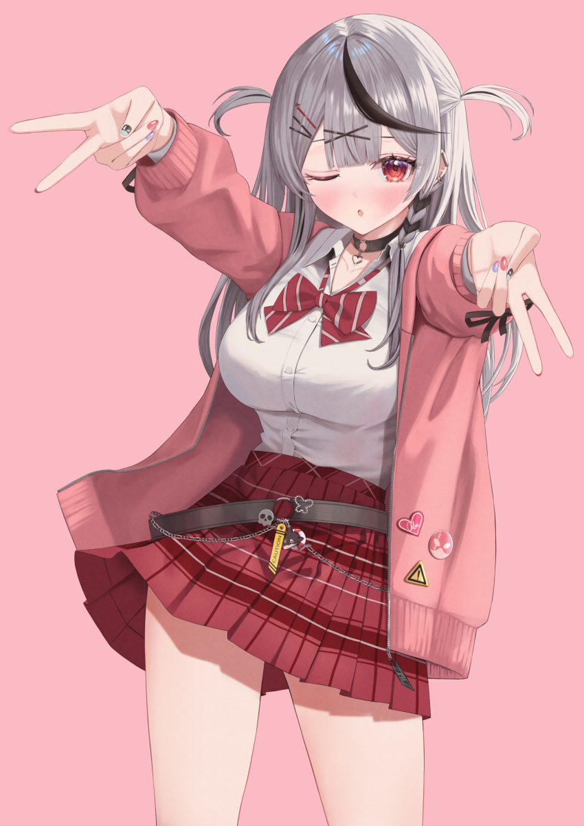 1girl, absurdres, alternate_costume, ara1e, belt, black_hair, blush, bow