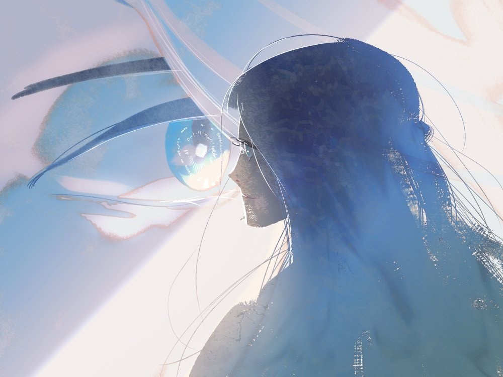 2girls, blue_eyes, blue_hair, cheondo, dual_persona, final_fantasy, final_fantasy_xiv, from_side