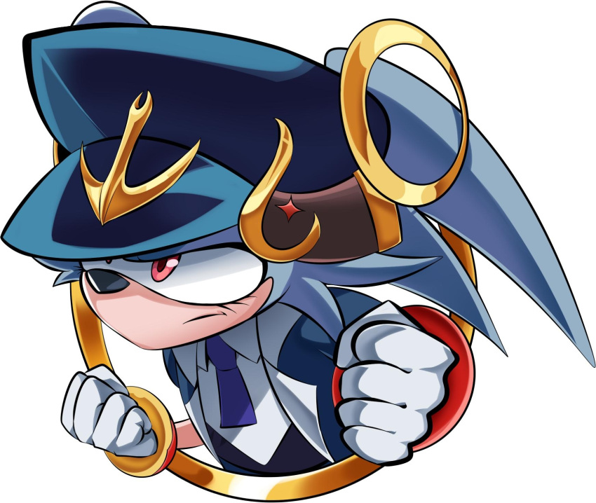 anchor_ornament, artist_request, blue_hat, blue_jacket, check_artist, crossover, gloves, hai_quy