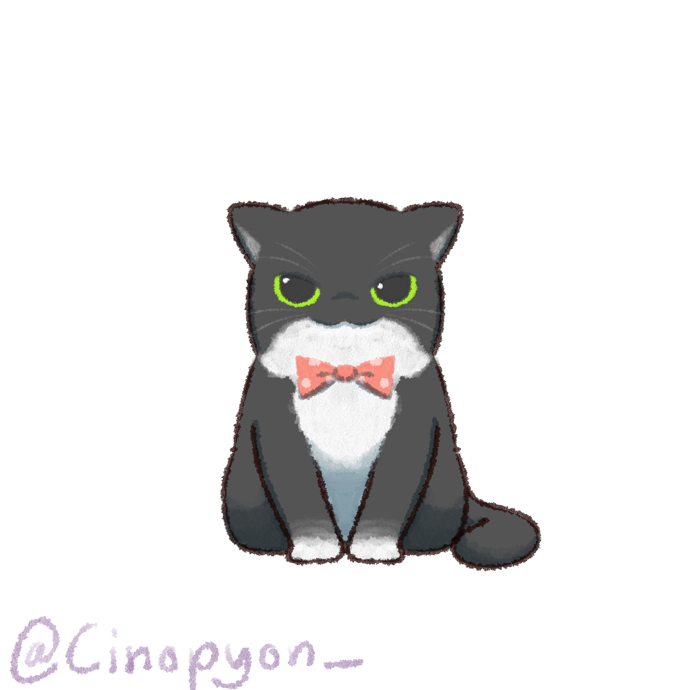 :3, black_eyes, bow, bowtie, cat, colored_sclera, green_sclera, green_tea_reimu