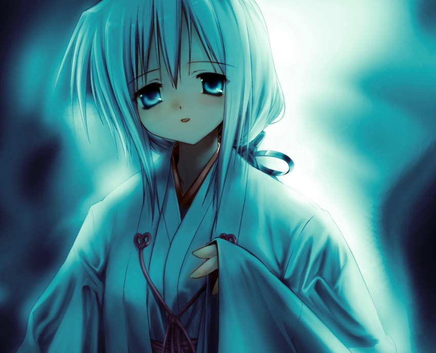 1girl, blue_eyes, blurry, blush, character_request, check_character, check_copyright, copyright_request