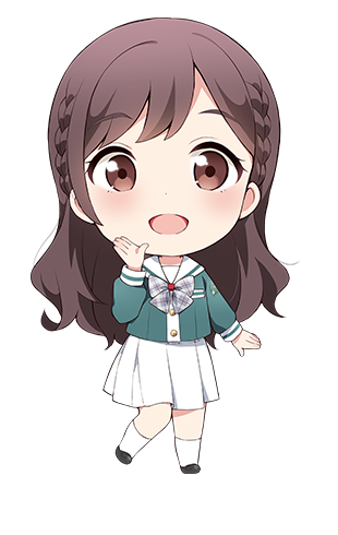 1girl, :d, blush, bow, bowtie, braid, brown_eyes, brown_hair