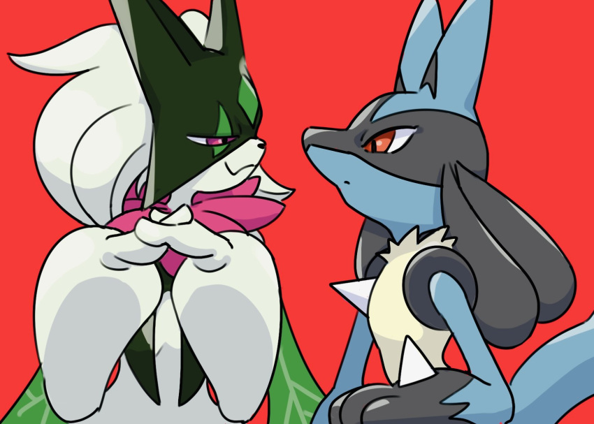 2others, black_fur, black_hair, blue_fur, cape, closed_mouth, commentary_request, furry