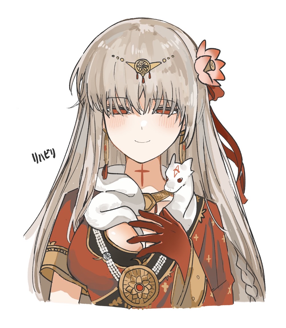 1girl, cropped_torso, dress, durga_(fate), durga_(second_ascension)_(fate), earrings, fate/grand_order, fate_(series)