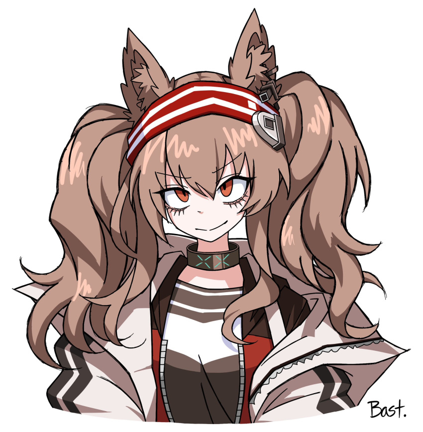 1girl, angelina_(arknights), animal_ear_fluff, animal_ears, arknights, artist_name, bastetris, black_coat