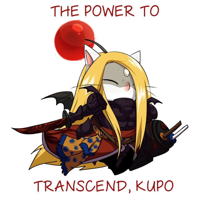 armor, blonde_hair, cosplay, english_text, final_fantasy, final_fantasy_xiv, forehead_jewel, full_armor