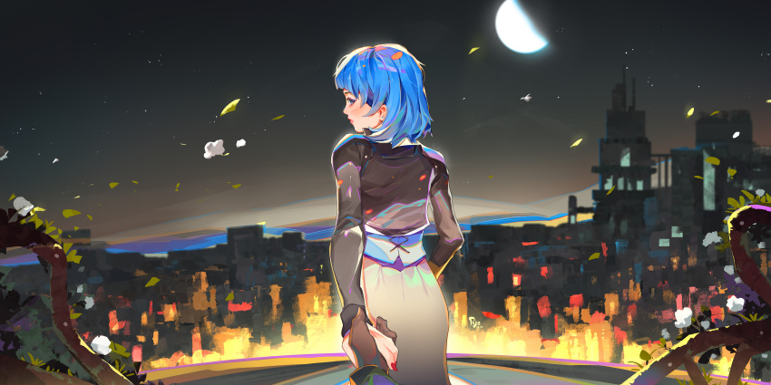 1boy, 1girl, absurdres, arcane:_league_of_legends, bleble, blue_eyes, blue_hair, blush