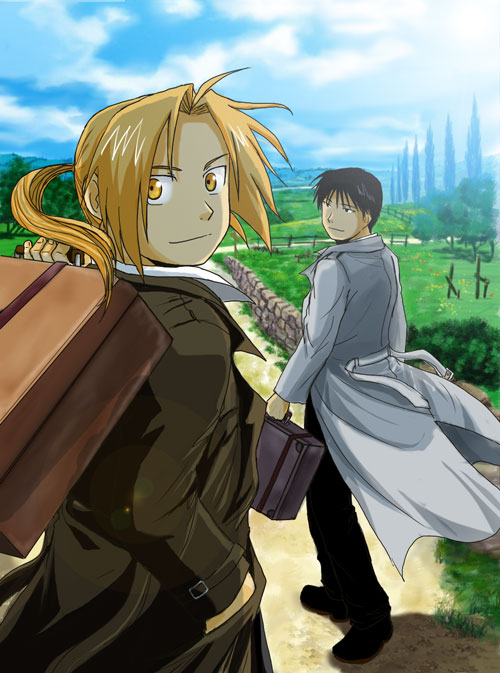 ahoge, amber_eyes, black_eyes, black_hair, blonde_hair, brown_eyes, edward_elric, fullmetal_alchemist