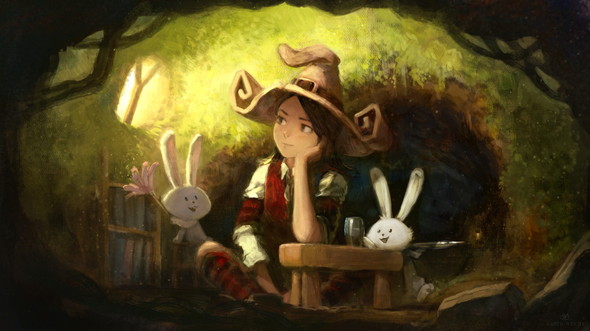 1girl, absurdres, arm_on_own_leg, arm_support, armband, book, bookshelf, brown_eyes