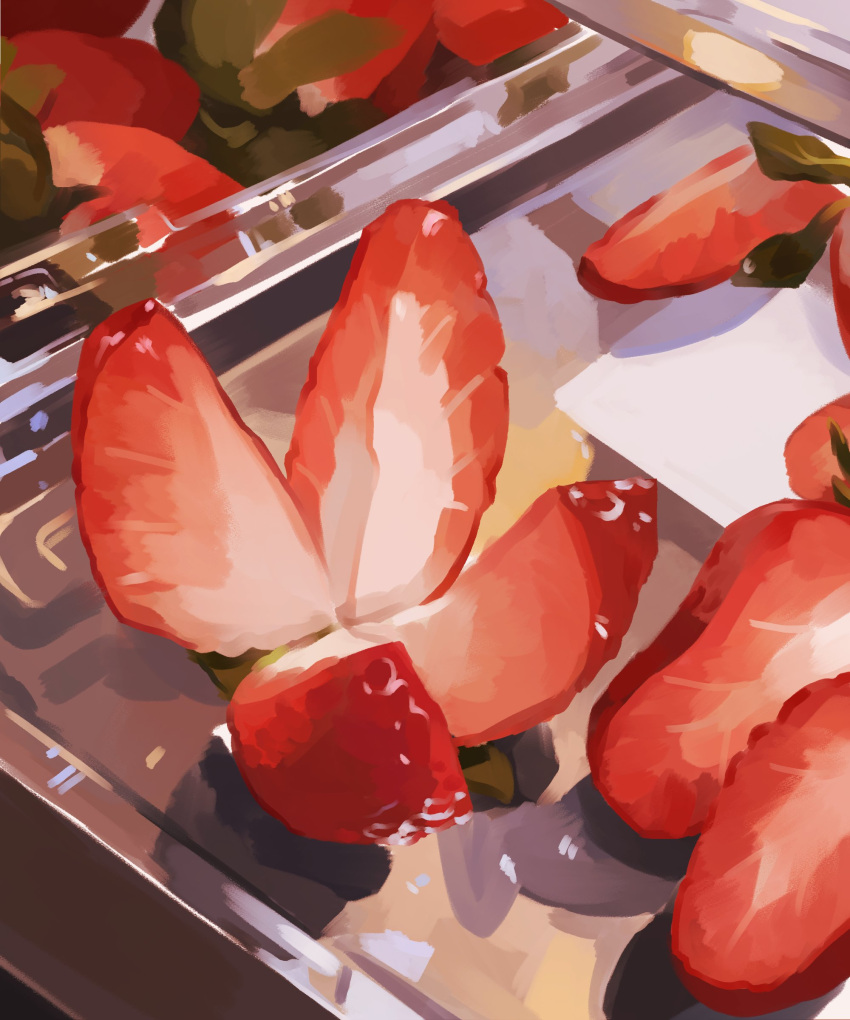 absurdres, close-up, commentary, english_commentary, food, food_focus, fruit, highres