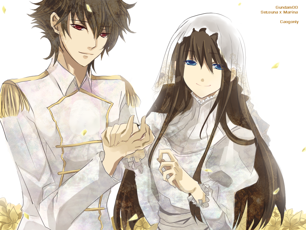 blue_eyes, brown_hair, caogonly, epaulettes, gundam, gundam_00, long_hair, marina_ismail