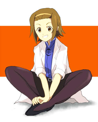 akagi_ritsuko, akagi_ritsuko_(cosplay), biruberu, black_legwear, black_pantyhose, brown_eyes, brown_hair, cosplay