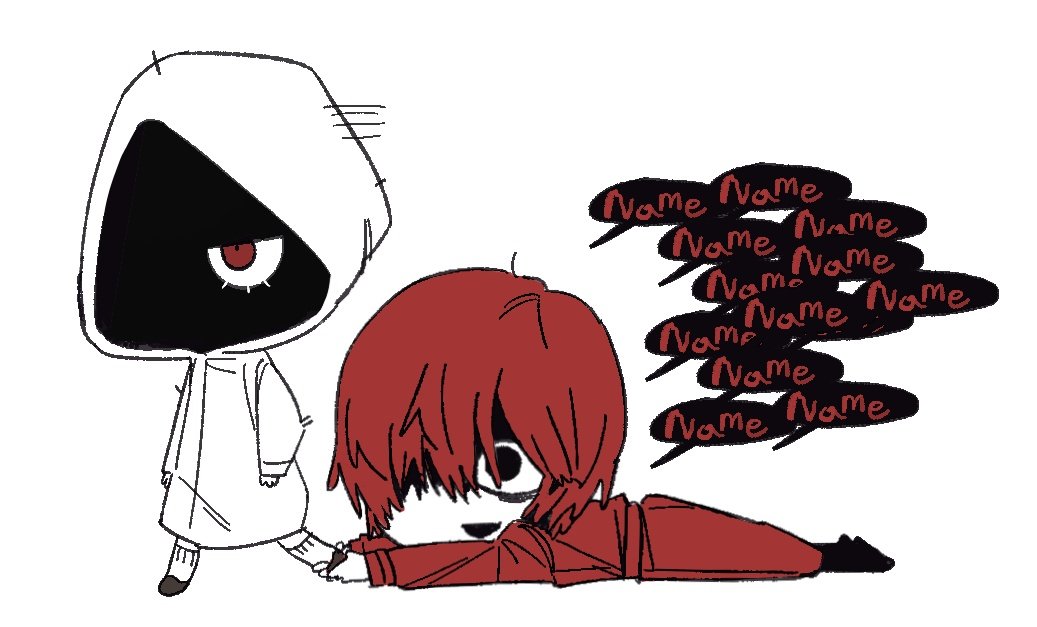 1boy, 1girl, black_eyes, chibi, coat, dragging, english_text, full_body