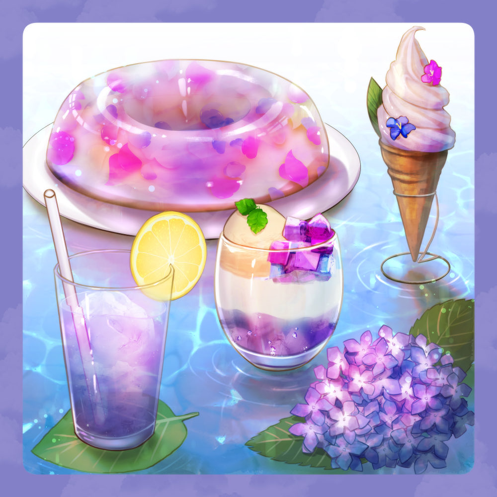 cup, drink, drinking_glass, drinking_straw, food, food_focus, fruit, gelato_(food)