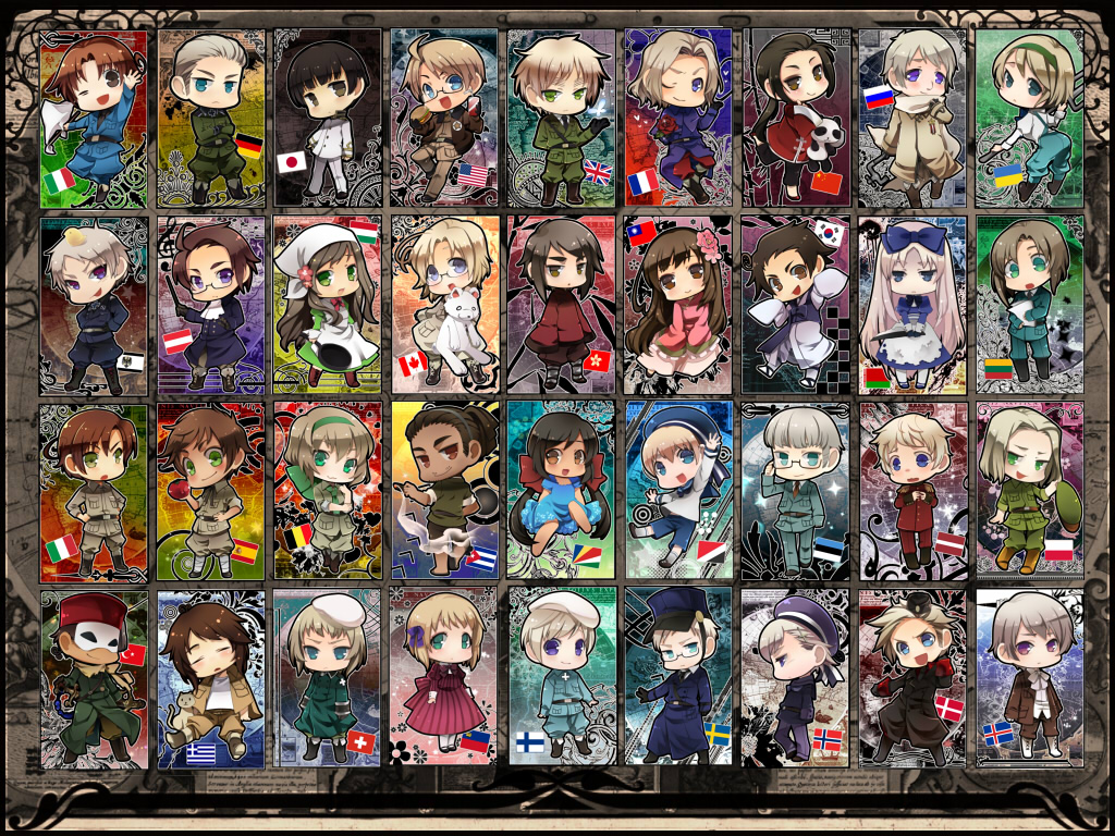 ahoge, america_(hetalia), american_flag, apron, austria_(hetalia), axis_powers_hetalia, bad_id, bear
