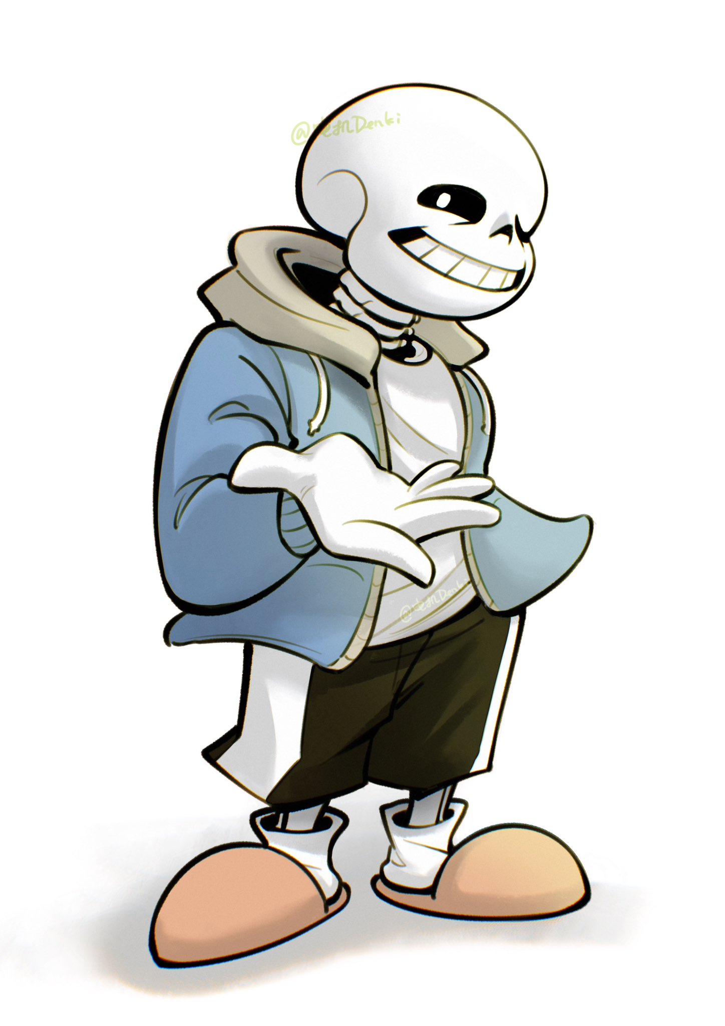 1boy, 2024, 2d, artist_name, black_pants, blue_jacket, digital_media, full_body