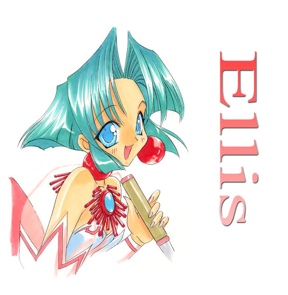90s, battle_arena_toshinden, blue_eyes, character_name, dagger, earrings, ellis_(battle_arena_toshinden), fingernails