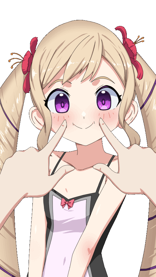 1girl, animated, animated_gif, blonde_hair, commission, cute, drill_hair, elise_(fire_emblem)