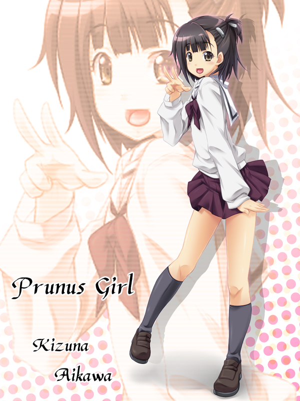 :d, aikawa_kizuna, black_hair, hair_ornament, hairclip, male, open_mouth, prunus_girl